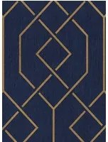 Coordonne Tapete Trellis - Ultramarine