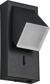 Applique nero opaco a LED Raglan - Trio