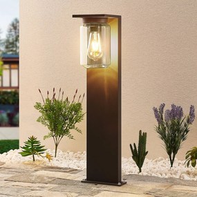 Lampioncino da giardino Semka Lucande, dimmerabile, Nero, Alluminio, Moderno, Lampada da esterni