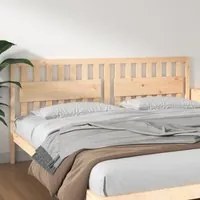 Testiera per Letto 205,5x4x100 cm in Legno Massello di Pino cod mxl 49679