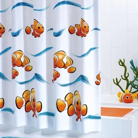 Tenda Da Doccia Clown İn Vinile 180x200 Cm /