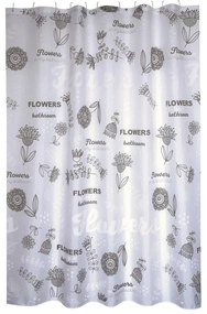 Tenda per doccia 180x200 cm Flowers – MSV