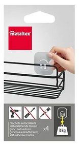 Set di ganci in plastica 4 pz – Metaltex