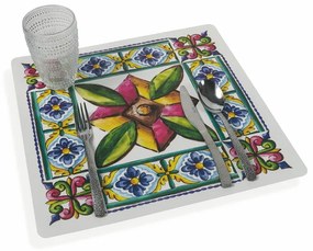 Tovaglietta in plastica 6 pezzi 37x37 cm Costiera - VDE Tivoli 1996