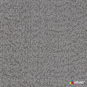 Divano grigio allungabile/con contenitore con penisola a sinistra e rivestimento in bouclé 223 cm Fabillo – ELTAP