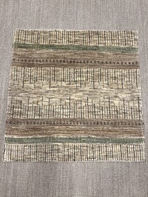 Loribaft Tappeto 100x100 Beige (Iran) Annodato A Mano