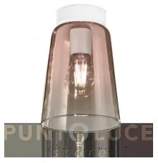 Plafoniera bianco 1 luce rame 1164bi-pl1-ra