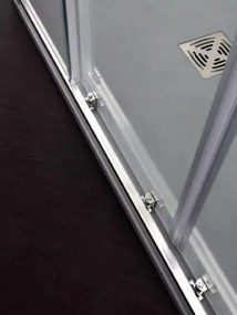 Box Doccia H200 Trasparente Anticalcare Apertura Scorrevole Centrale