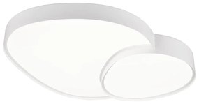 Plafoniera LED bianca 63,5x77 cm Rise - Trio