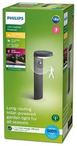 Philips - Lampada solare LED con sensore TYLA LED/1,2W/4V 3000K IP44