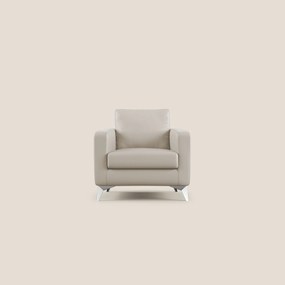 Orione Poltroncina in ecopelle moderna e impermeabile T04 beige