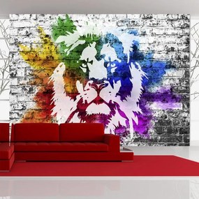 Fotomurale adesivo  Colourful Graffiti  Larghezza x Altezza Home decor 245x175