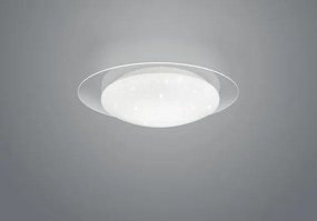 Plafoniera led diffusore frodo effetto stelle r62063500 bianco d.35cm