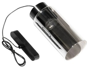 Lampada a sospensione moderna nera per sistema binario monofase con LED incluso - Magnetic Vance