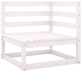 Set divani da giardino 10 pz con cuscini legno massello di pino