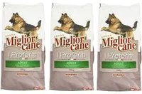 Multipack di 3 confezioni da 10 kg di morando migliorcane i preferiti croccantini per adulti