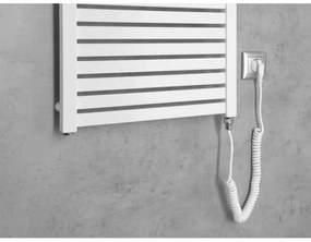 Aqualine - Radiatore elettrico da bagno TONDI-E 500W/230V 133 cm bianco