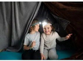 Ledlenser KIDLED4R RAINBOW-LED Lampada frontale LED ricaricabile per bambini, dimmerabile, IPX4, 40 lm, 18 ore, viola