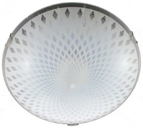Plafoniera LED neoclassico Diamante, bianco Ø 40 cm, 1660 lumen