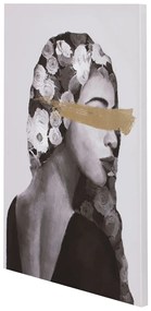 Quadro Home ESPRIT Donna Dorato Moderno 70 x 3,7 x 100 cm (2 Unità)