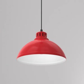 Lampadario a cavo SVEN 1xE27/15W/230V rosso
