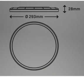 Briloner 7079-016 - Luce LED dimmerabile SLIM LED/18W/230V 2700-6500K + +TC