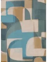 Jannelli & Volpi Wandbild Pacha - Turquoise Panel 3