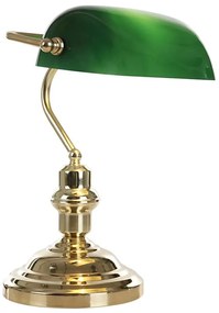GLOBO 2491 - Lampada da tavolo ANTIQUE 1xE27/60W verde- oro