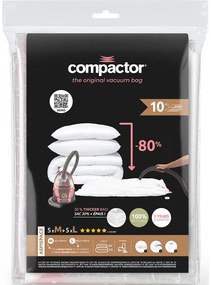 Sacchetti per il vuoto in set da 10 pezzi Premium Valve L - Compactor