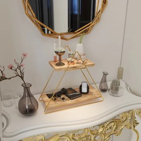 Organizzatore per scaffali 35x40 cm oro