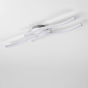 Plafoniera LED da soffitto 3xLED/6W/230V 3000K argento
