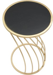 Tavolo rotondo con piano in vetro ø 35 cm Flush - Mauro Ferretti