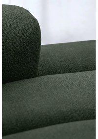 Divano angolare verde scuro (con penisola a sinistra/a U) Shell – Miuform