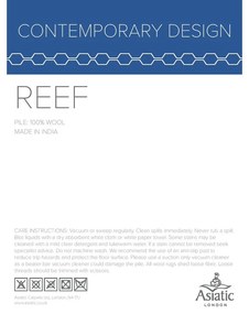 Tappeto grigio e giallo Big Zig, 160 x 230 cm Reef - Asiatic Carpets