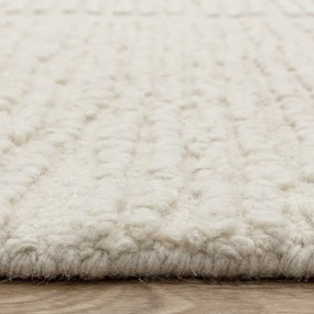 Tappeto in lana avorio tessuto a mano 120x170 cm Zennith Column - Asiatic Carpets