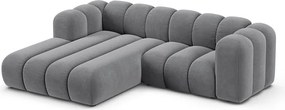 Divano angolare grigio ad angolo sinistro Lupine - Micadoni Home