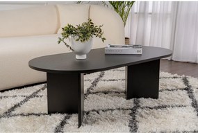 Tavolino da salotto nero opaco 60x119 cm Sable – Kalune Design