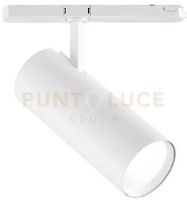 Gfa972n- proiettore a binario eurostandard attacco led 4000k 3650lm...
