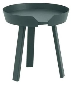 Muuto - Around Tavolino Piccolo Verde Scuro Muuto