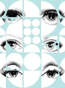 Mindthegap Carta da parati Eyes and Circles - WP20086
