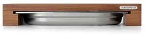 Continenta C4210 - Tagliere da cucina con ciotola in noce 39 x 27 cm