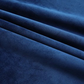 Tenda Oscurante con Ganci Velluto Blu Scuro 290x245 cm