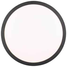 Apparecchio a soffitto LED nero ø 40 cm Iseo - Trio