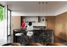 Sollux SL.1141 - Lampadario a cavo ALINO 1xE27/60W/230V nero