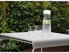 Tavolo da pranzo in metallo bianco 58x75 cm A-Café - Zone