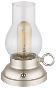 Globo 58016CH - Lampada da tavolo LED dimmerabile PETRO LED/1W/3,7V 1200mAh