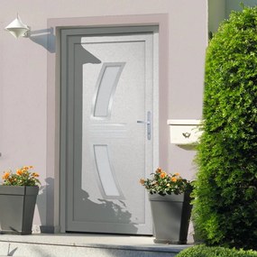 Porta Ingresso Bianca 98x200 Cm İn Pvc /