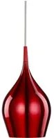 Lampadario Contemporaneo Vibrante Alluminio Rosso 12 Luci E14