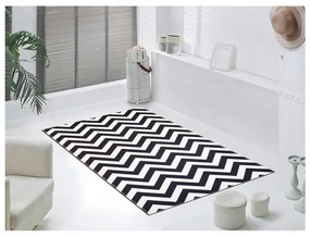 Tappeto Ryan in bianco e nero, 50 x 80 cm Geo - Vitaus