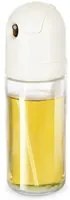 Oliera spray e versa vetro 550 ml tappo tondo bianco
